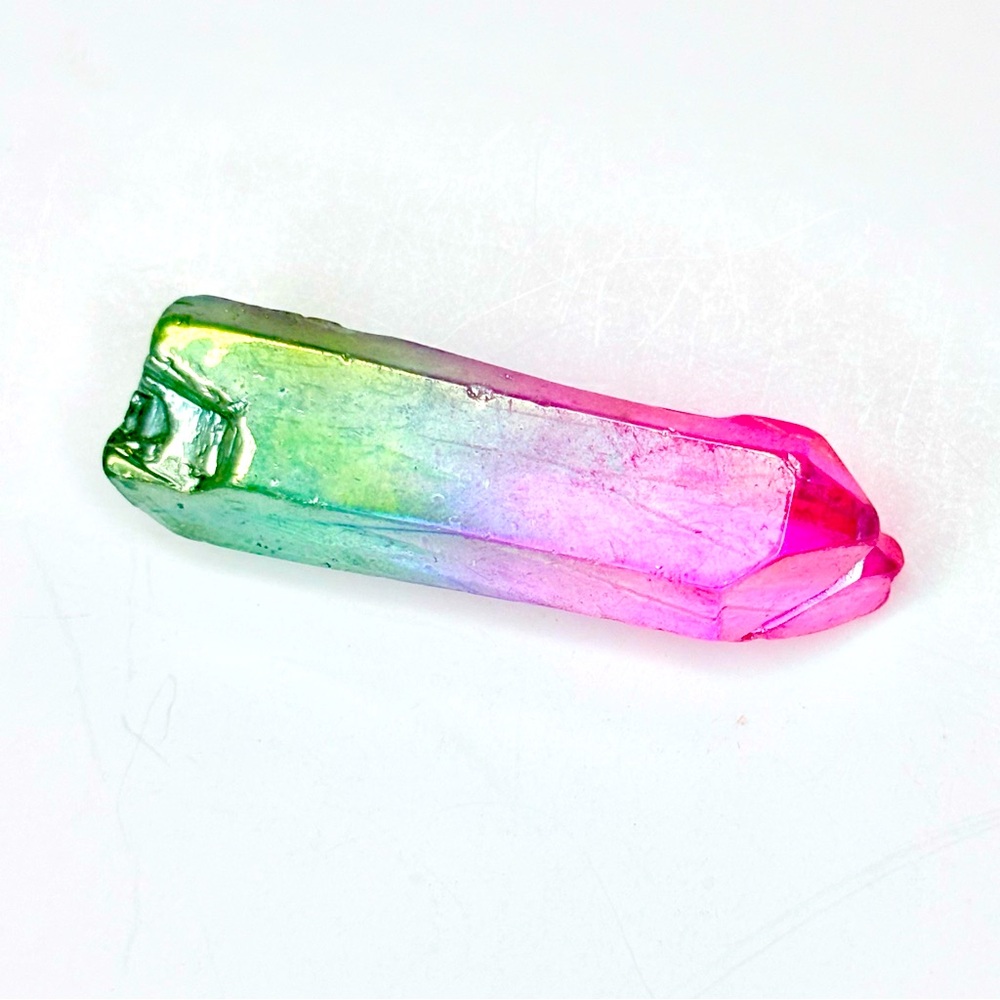 Gemstone Pink & Green Aura Heart Chakra Love Quartz Positive Energy Crystals